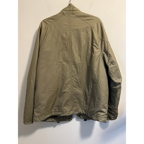 Pepe Jeans London Parka Jacket Olive Green Zippered with Pockets Men's sz. XL - Picture 2 of 12